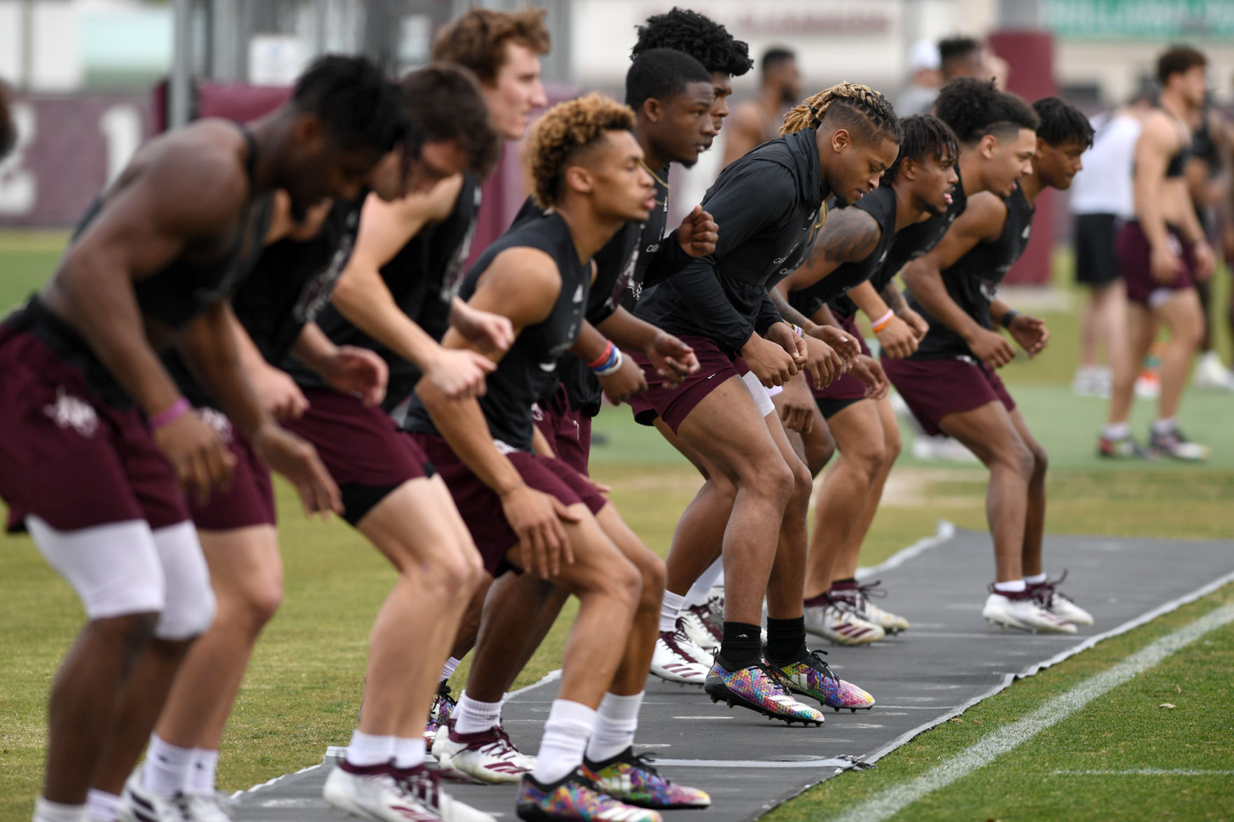 Texas A&M spring football drills